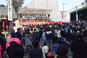 金剛院　2014節分の風景