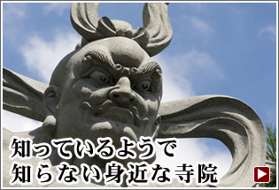 知っているようで知らない身近な寺院